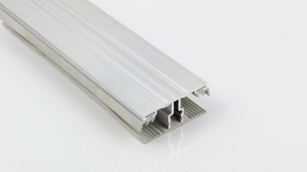 Deckprofil Mitte komplett Aluminium für 16 mm Plattenstärke