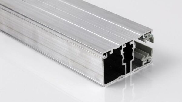 Schraubprofil Rand komplett Aluminium für 16 mm Plattenstärke