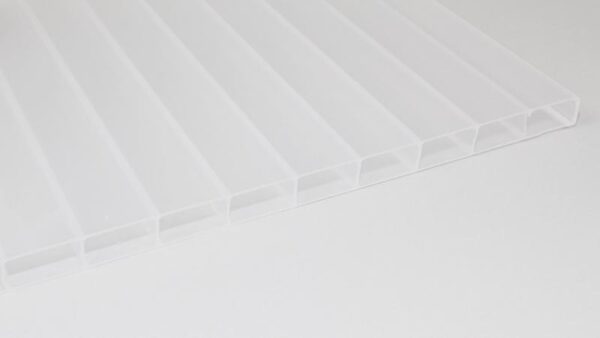 Acryl Doppelstegplatte 16 mm opal-weiß